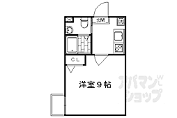 アークリード五条堀川 3階1Kの間取り