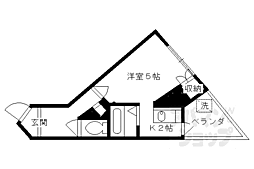 ＦｏｕｒＳｅｖｅｎ八条口 3階1Kの間取り
