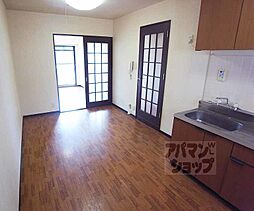 京都市営烏丸線 竹田駅 徒歩3分の賃貸マンション 3階2DKのリビング/ダイニング