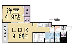 間取図画像 1LDK