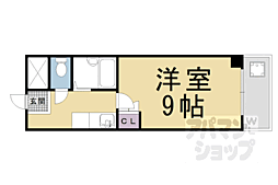 メゾンセザンヌ 1Kの間取図画像