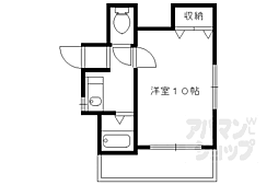 昭和屋ビル 1Kの間取図画像
