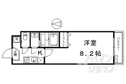 アジュールメゾン十条 1Kの間取図画像