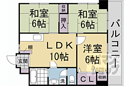 東和ハイツ本館 3LDKの間取図画像