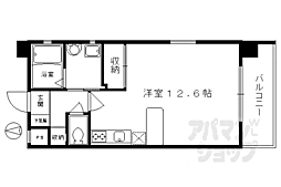 ファインエレガンスビル ワンルームの間取図画像