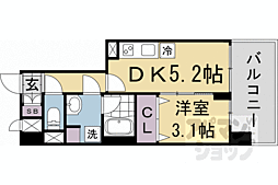 アスヴェル京都西大路ＳＯＵＴＨ 4階/403