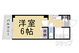 ペンタグラム壱番館 1Kの間取図画像