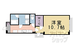 プラネシア星の子山科駅前 1Kの間取図画像
