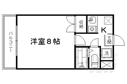 ネオ・シャロム吉祥院 1Kの間取図画像