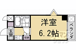 ピープル松倉 1Kの間取図画像