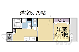 サンオリジン司 2Kの間取図画像
