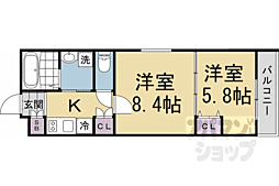 ART COURT 2Kの間取図画像