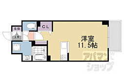 ヴェルデュール ワンルームの間取図画像