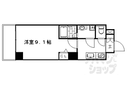 ベラジオ京都洛南グルーブ 1Kの間取図画像