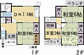 京都市中京区西ノ京月輪町 2階建 築43年のイメージ