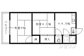 京都市右京区嵯峨広沢北下馬野町 2階建 築48年のイメージ