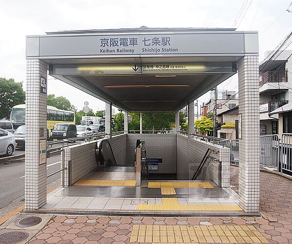 七条駅まで1200m