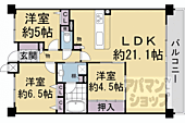京都市中京区西ノ京月輪町 7階建 築5年のイメージ
