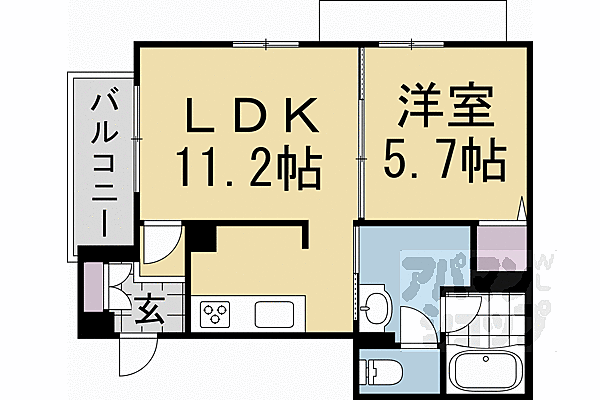 同じ建物の物件間取り写真 - ID:226064403422