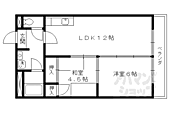 京都市右京区嵯峨広沢南下馬野町 6階建 築46年のイメージ