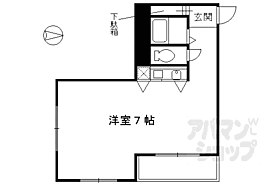 クリーンリビング四条大宮 602 ｜ 京都府京都市下京区四条通猪熊西入る立中町（賃貸マンション1R・6階・21.80㎡） その2