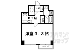 Ｋ’Ｓ　ｃｕｂｅ東山 3階1Kの間取り