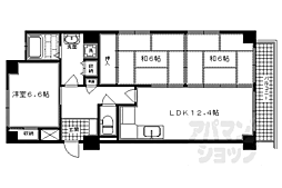 アーバンウィステリア 2階3LDKの間取り