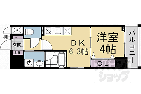 ベラジオ雅び京都円町駅前_間取り_0