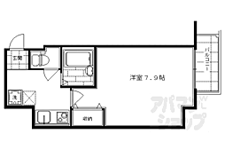 CITYSPIRE烏丸御池 1Kの間取図画像