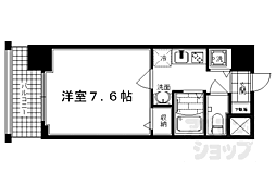 アクアプレイス京都二条城 1Kの間取図画像