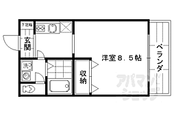 シャーメゾン瑞光イースト 1Kの間取図画像