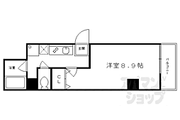 ラヴェンナ 1Kの間取図画像