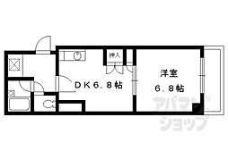ボンネール葵 1DKの間取図画像