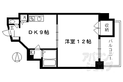 プラタラク 1DKの間取図画像