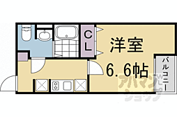 GRANDECOURTSaiinSanzou 1Kの間取図画像