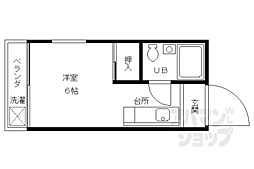 京福電気鉄道北野線 北野白梅町駅 徒歩6分 4階/-