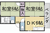 京都市西京区大枝中山町 2階建 築38年のイメージ