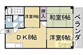 京都市西京区下津林東大般若町 4階建 築30年のイメージ