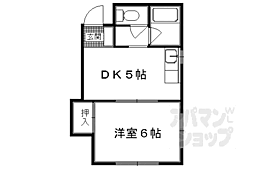 三興ハウス 1DKの間取図画像