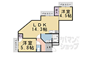 京都市西京区嵐山朝月町 4階建 築42年のイメージ