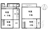 京都市下京区間之町通五条下る2丁目塗師屋町 2階建 築50年のイメージ