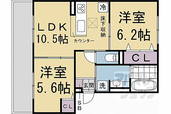 同じ建物の物件間取り写真 - ID:226065794221