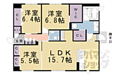 京都市西京区松室扇田町 2階建 築3年のイメージ