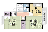 京都市西京区大枝東長町 2階建 築36年のイメージ