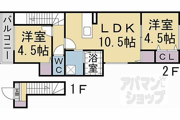 同じ建物の物件間取り写真 - ID:226064456875