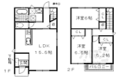 京都市西京区嵐山風呂ノ橋町 2階建 築8年のイメージ