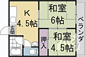 京都市西京区牛ケ瀬西柿 2階建 築43年のイメージ