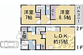 京都市北区平野桜木町 2階建 築37年のイメージ