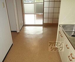 阪急京都本線 桂駅 徒歩17分の賃貸マンション 2階1DKのリビング/ダイニング