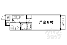 グランドパレス西院　東棟 E803 ｜ 京都府京都市右京区西院東貝川町（賃貸マンション1K・8階・24.09㎡） その2